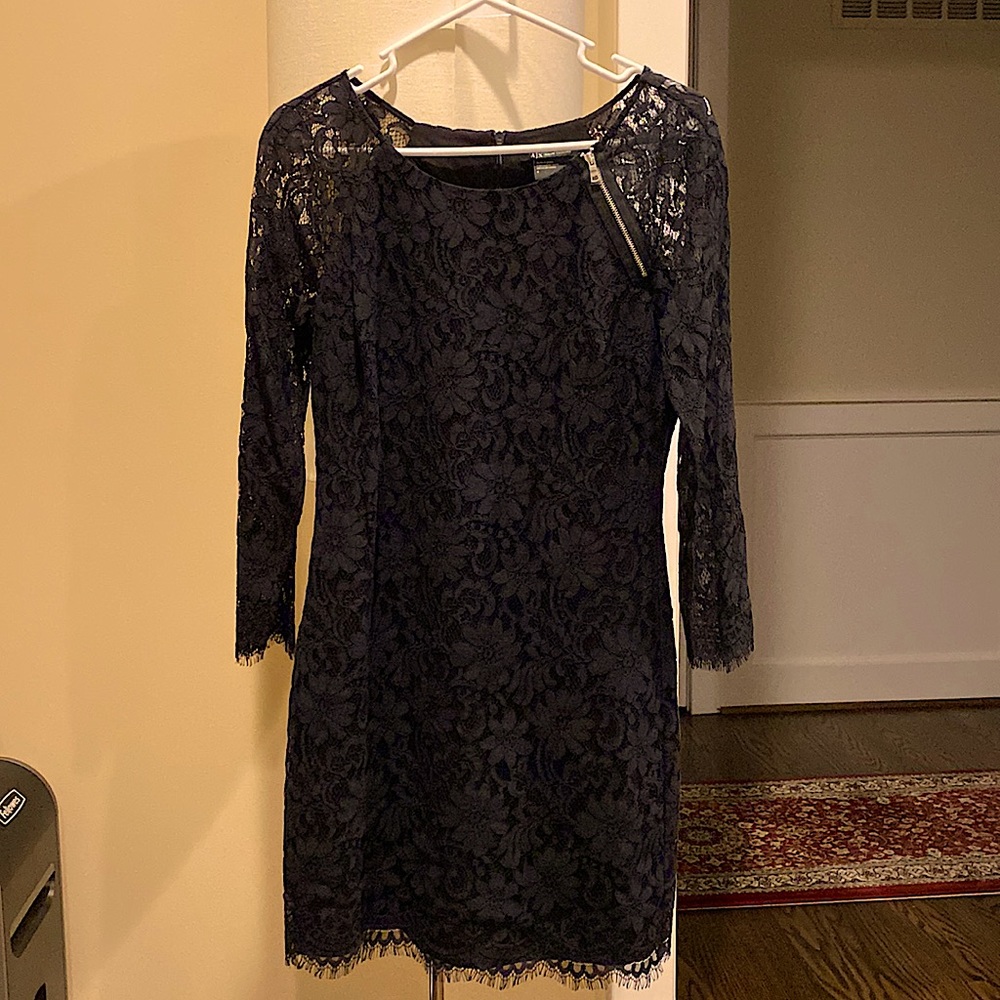 Anne Klein black lace dress size 6, excellent condition